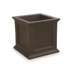 Mayne®  Fairfield Square Planter, 20" x 20" x 20", Espresso